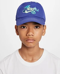 Big Boys and Girls Nike Blue Fruit Club Adjustable Hat