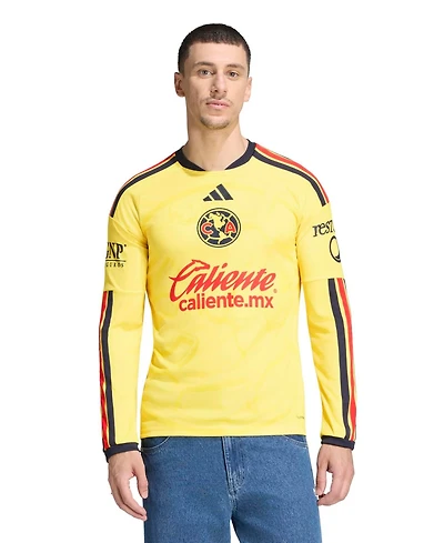 adidas Men's Black Club America 2026/27 Home Replica Long Sleeve Jersey