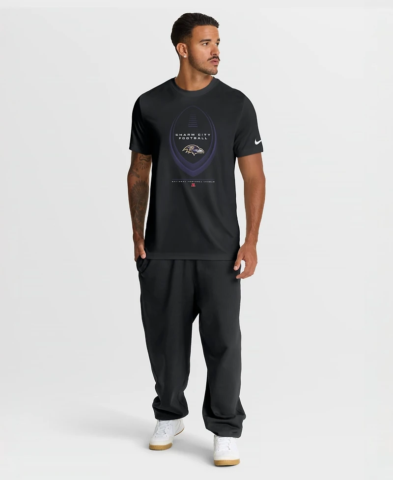 Men's Nike Black Baltimore Ravens Legend Icon Dri-fit T-Shirt