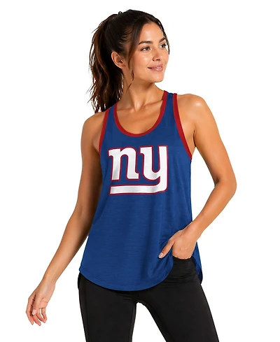 G-iii 4Her by Carl Banks Women's Royal New York Giants Tater Ii Racerback Tank Top