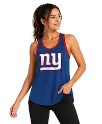 G-iii 4Her by Carl Banks Women's Royal New York Giants Tater Ii Racerback Tank Top