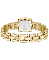 Hugo Boss Women's Violet Quartz Ionic Plated Thin Gold Steel Watch 21mm