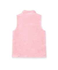 Florence Eiseman Toddler Girls Plush Fleece Zip Up Vest Jacket 2T-4T