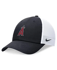 Nike Men's Navy Los Angeles Angels Club Trucker Adjustable Hat