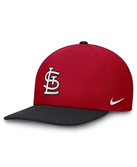 Nike Men's Red/Navy St. Louis Cardinals Pro Dri-fit Snapback Hat