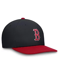 Nike Men's Navy/Red Boston Red Sox Pro Dri-fit Snapback Hat