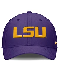 Men's Nike Purple Lsu Tigers Rise SwooshFlex Dri-fit Hat