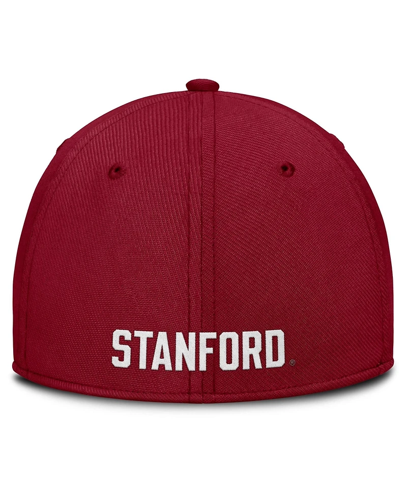 Men's Nike Cardinal Stanford Rise SwooshFlex Dri-fit Hat