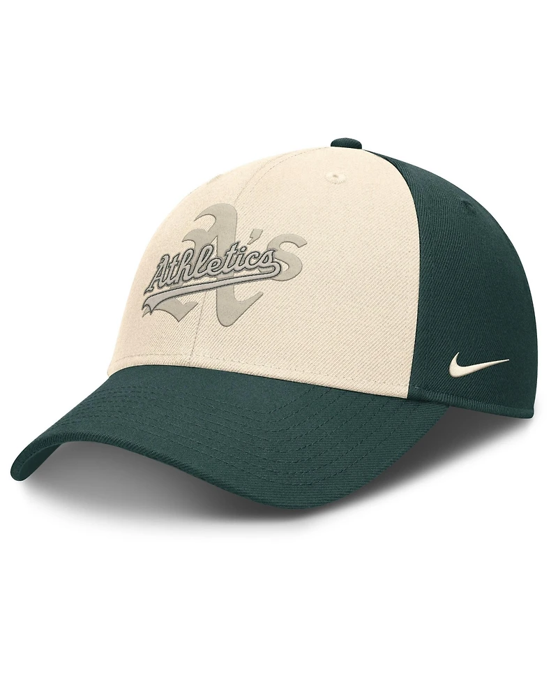 Nike Men's Green/Natural Athletics Statement Club Performance Adjustable Hat