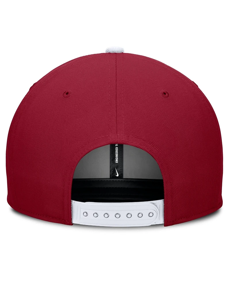 Men's Nike Cardinal/Cream Stanford Cardinal Pro Legacy Script snapback Hat