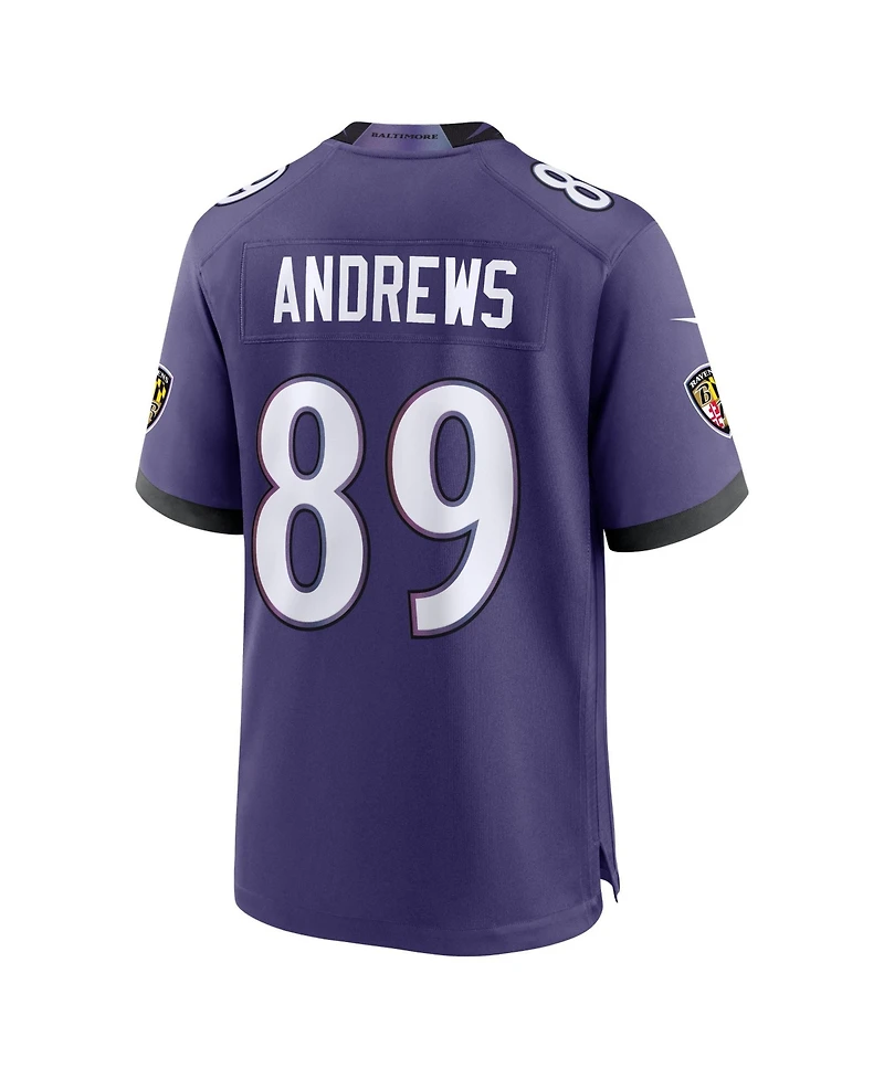 Nike Men's Mark Andrews Purple Baltimore Ravens Team Game Jersey