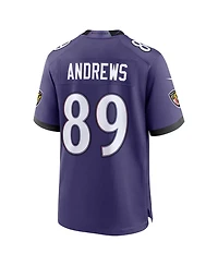 Nike Men's Mark Andrews Purple Baltimore Ravens Team Game Jersey