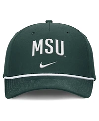 Men's Nike Green Michigan State Spartans Rise Campus Adjustable Hat