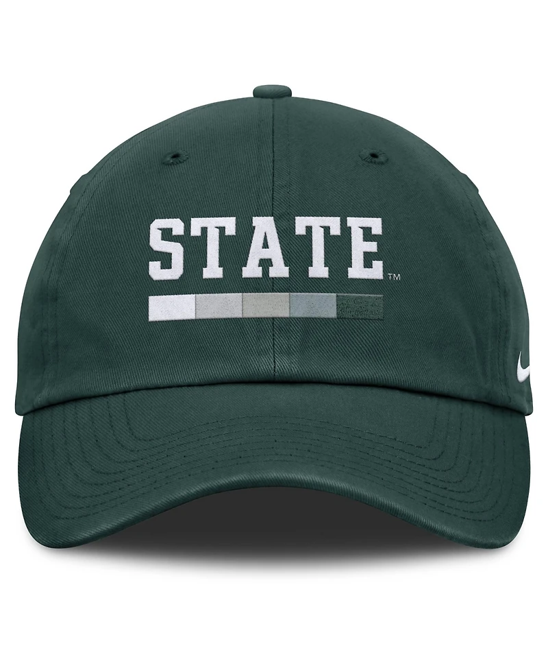 Men's Nike Green Michigan State Spartans Club Campus Adjustable Hat