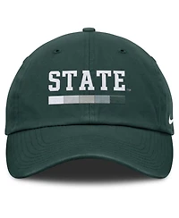 Men's Nike Green Michigan State Spartans Club Campus Adjustable Hat