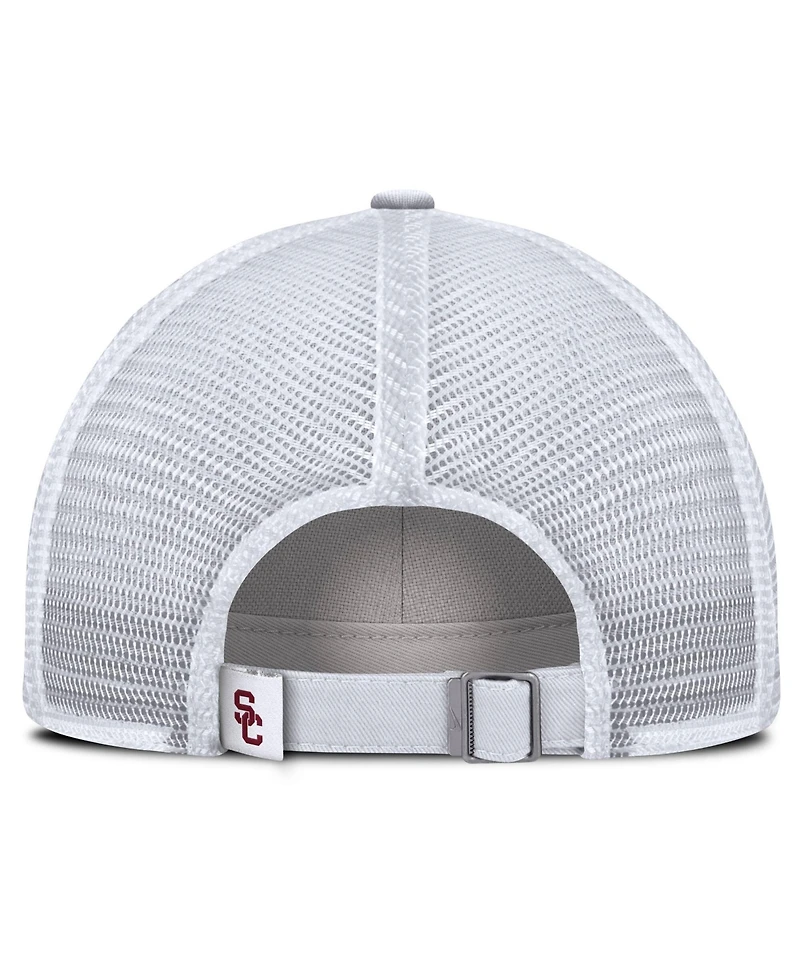 Nike Men's White Usc Trojans Club Campus Trucker Adjustable Hat