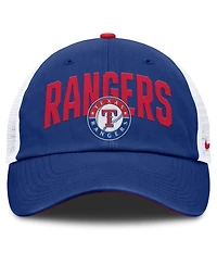 Men's Nike Royal Texas Rangers Primetime Club Adjustable Trucker Hat
