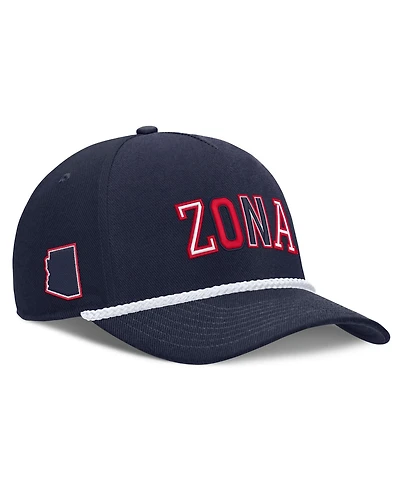 Men's and Women's Nike Navy Arizona Wildcats 2026 Basketball Refresh 5-Panel Rope Rise Hat