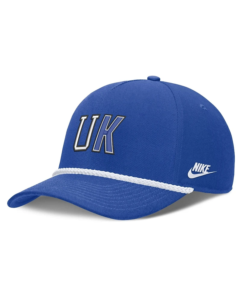 Men's and Women's Nike Royal Kentucky Wildcats 2026 Basketball Refresh 5-Panel Rope Rise Hat