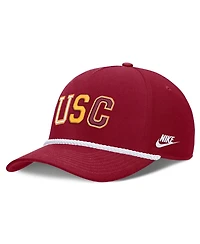 Men's and Women's Nike Crimson Usc Trojans 2026 Basketball Refresh 5-Panel Rope Rise Hat
