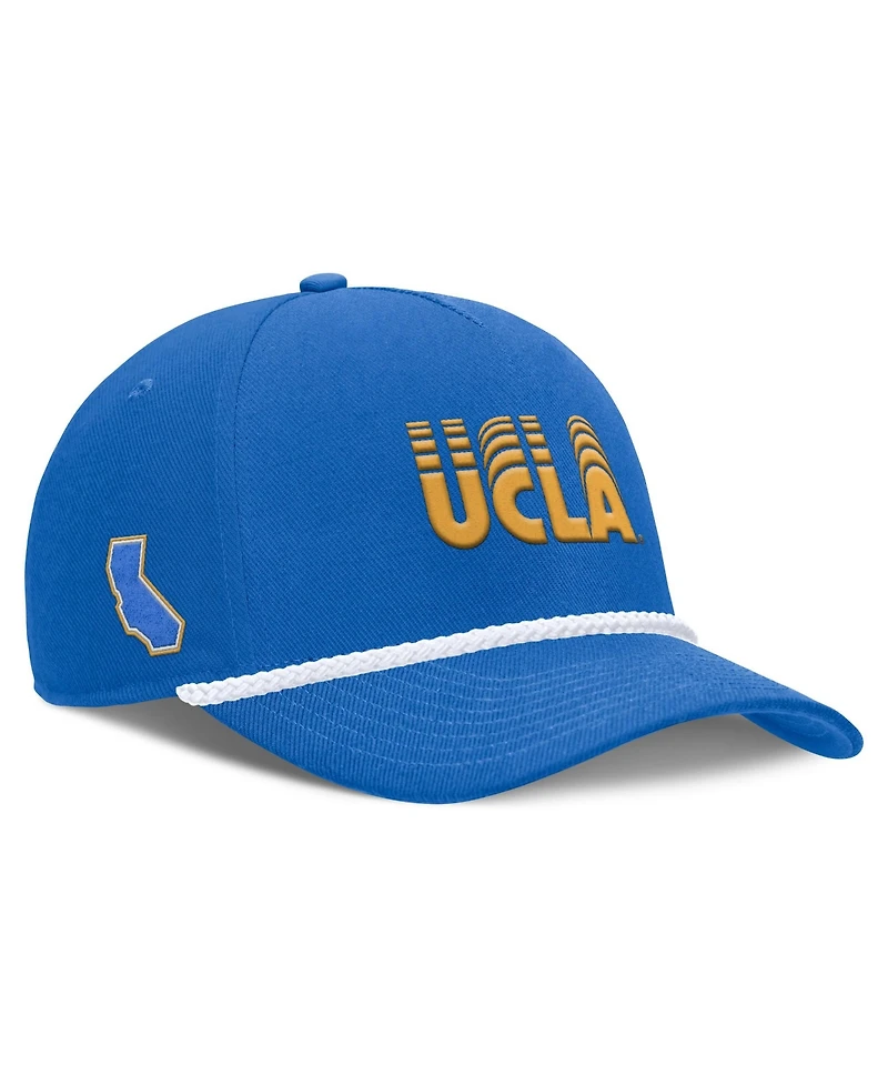 Men's and Women's Nike Blue Ucla Bruins 2026 Basketball Refresh 5-Panel Rope Rise Hat