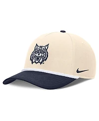 Men's and Women's Nike Natural Arizona Wildcats 2026 Primetime Natural 5-Panel Rope 2-Tone Rise Hat