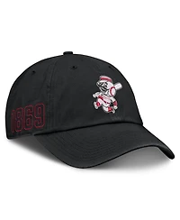 Men's Nike Black Cincinnati Reds Cooperstown Club Adjustable Hat