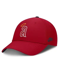 Men's Nike Red California Angels Cooperstown Collection Club Dri-fit Adjustable Hat