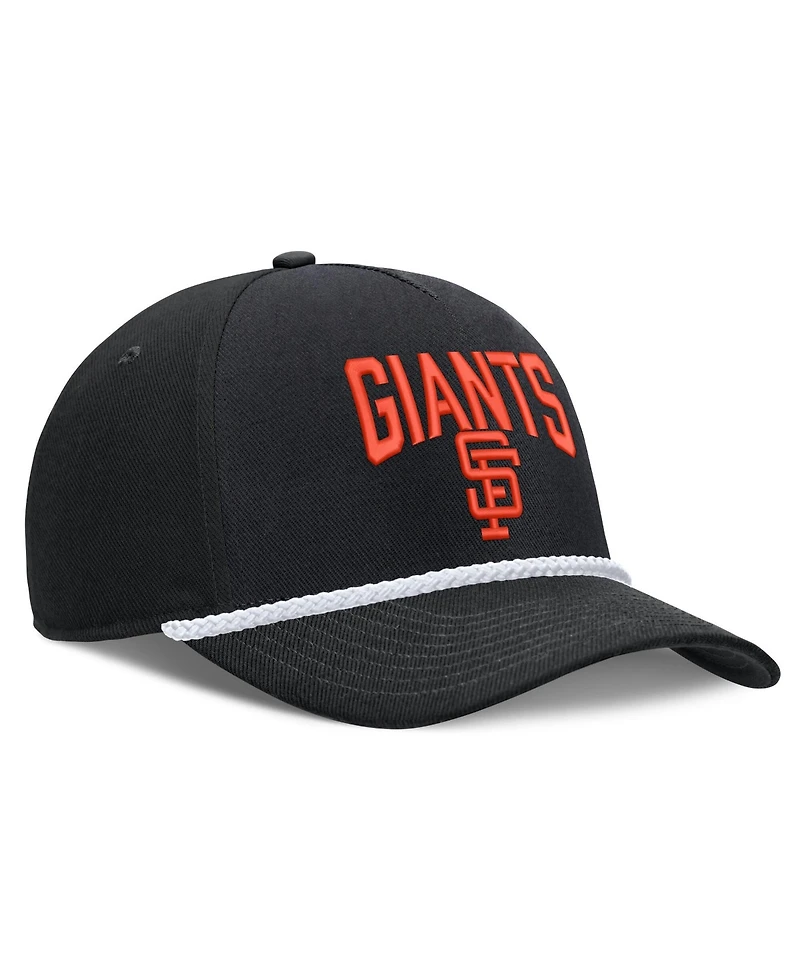 Men's Nike Black San Francisco Giants Cooperstown Rise Adjustable Hat