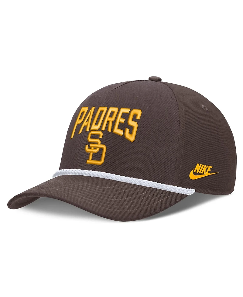 Men's Nike Brown San Diego Padres Cooperstown Rise Adjustable Hat