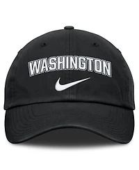 Men's Nike Black Washington Nationals Primetime Club Adjustable Hat