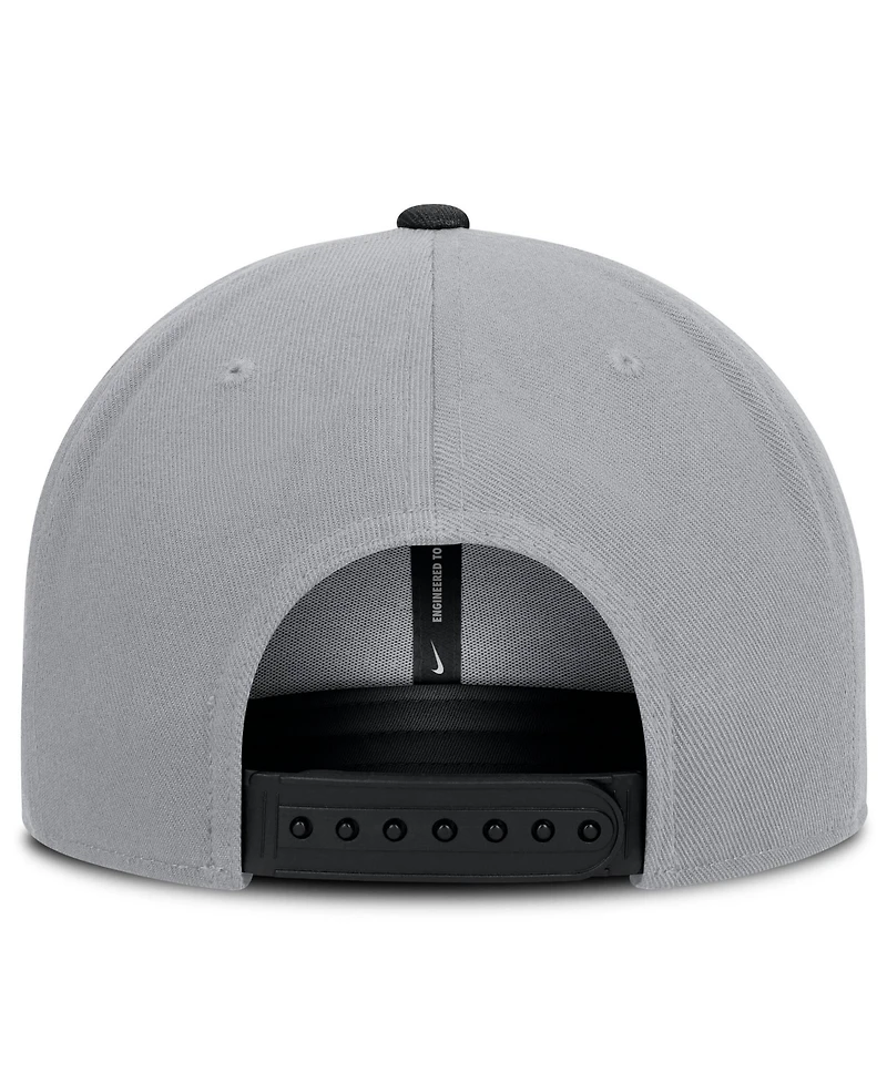 Men's Nike Gray/Black Baltimore Orioles Primetime Pro Dri-fit snapback Hat