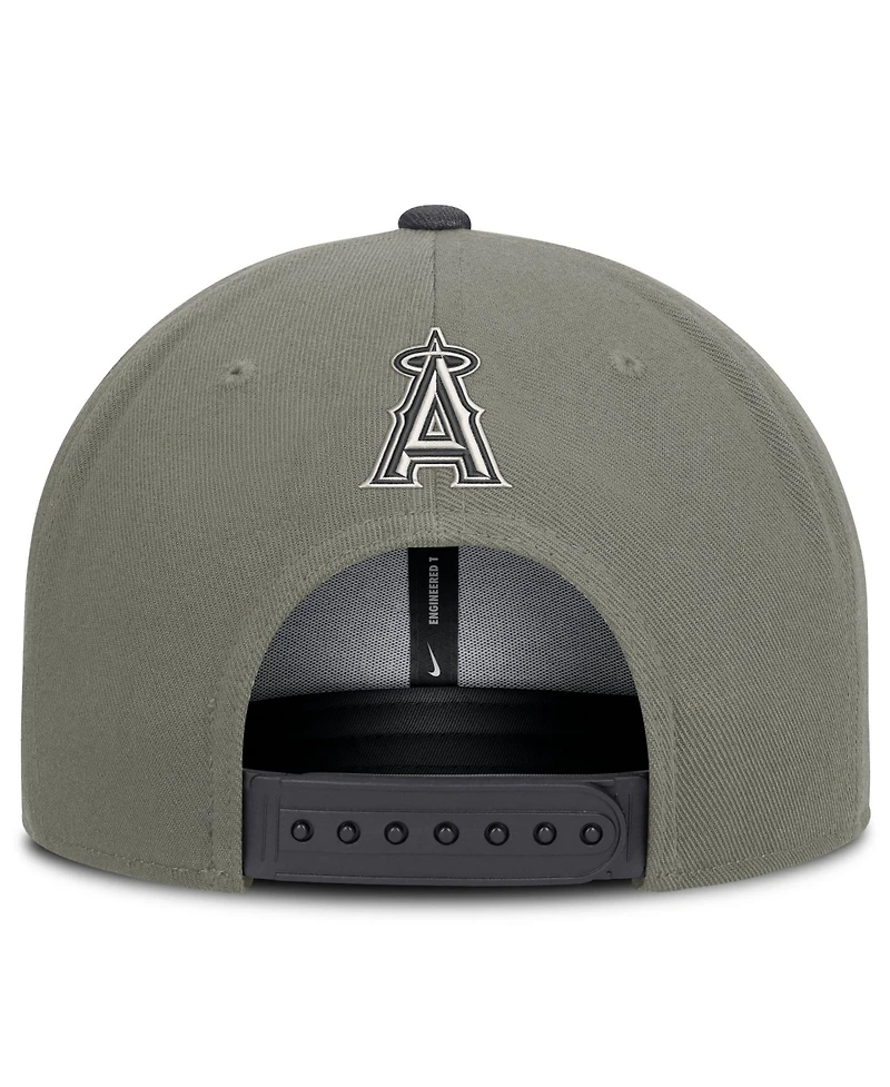Men's Nike Olive Los Angeles Angels Pro Dri-fit snapback Hat
