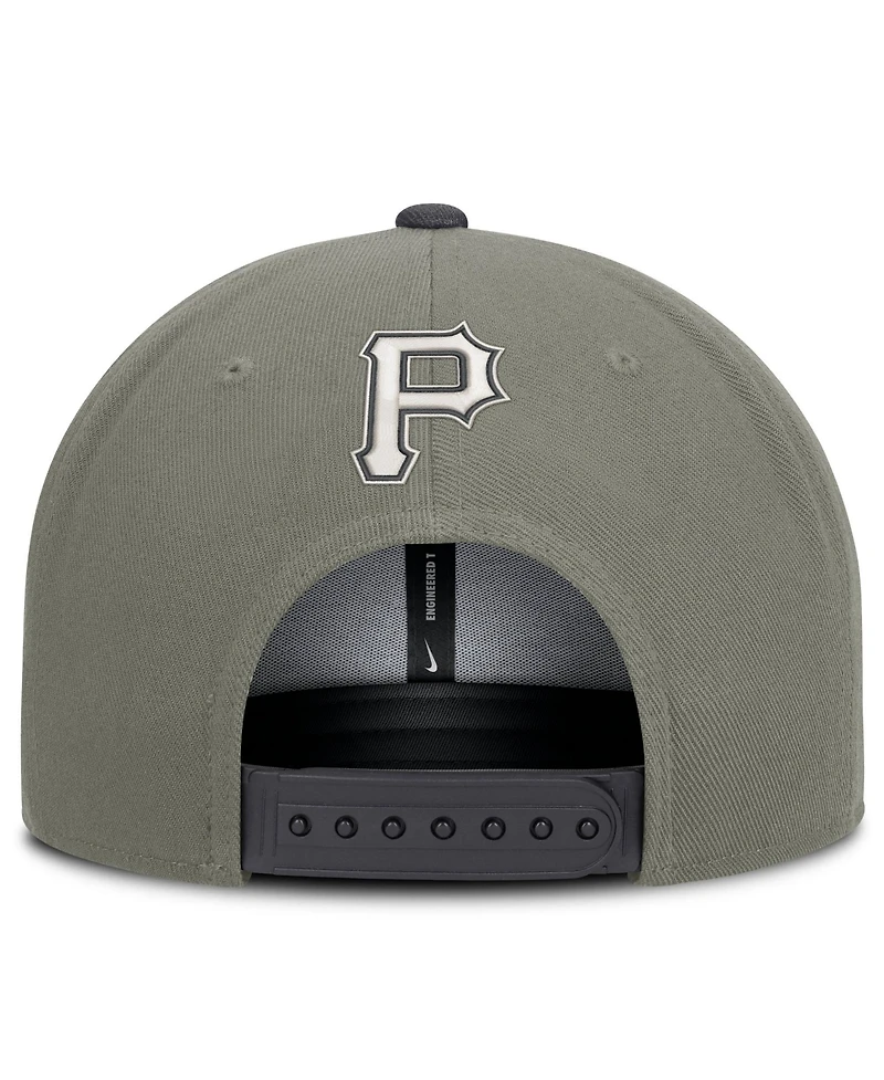 Men's Nike Olive Pittsburgh Pirates Pro Dri-fit snapback Hat