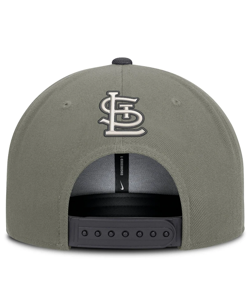 Men's Nike Olive St. Louis Cardinals Pro Dri-fit snapback Hat