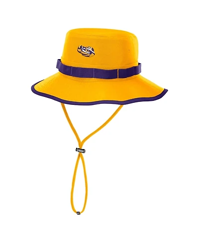 Men's Nike Gold Lsu Tigers 2026 Sideline Apex Boonie Bucket Hat