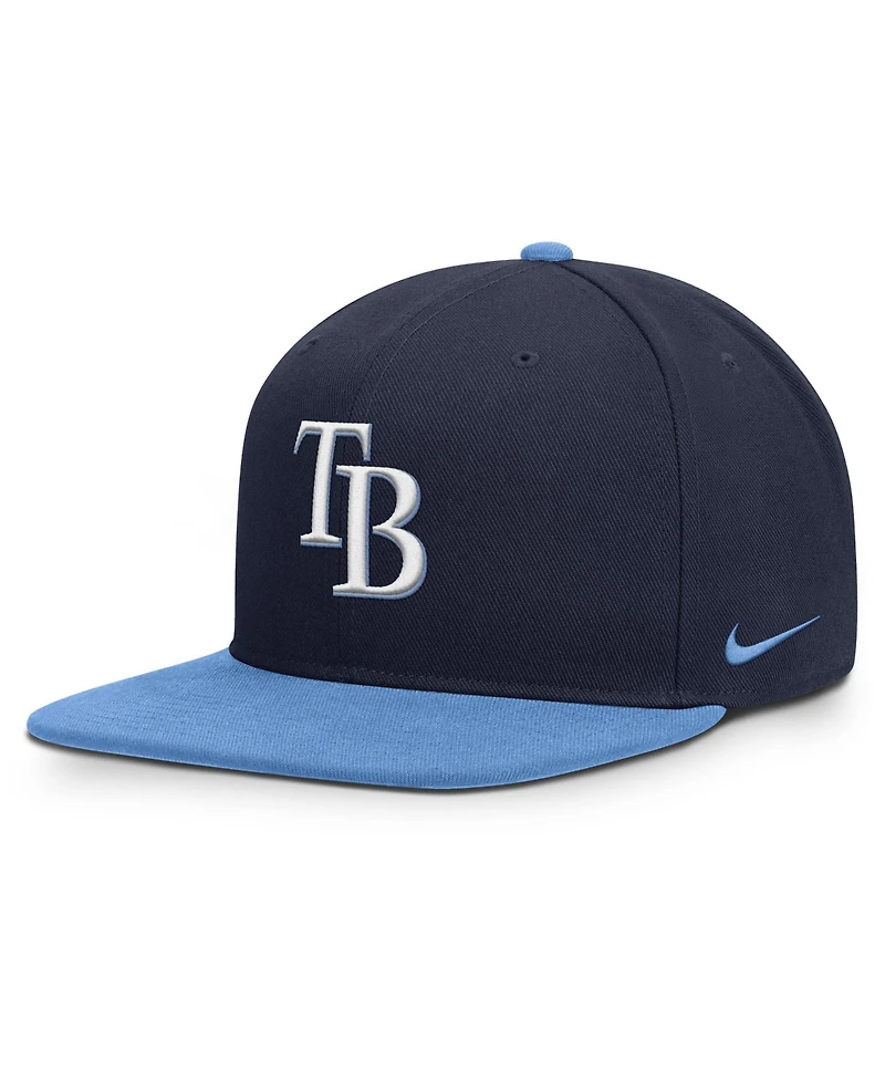 Men's Nike Navy/Light Blue Tampa Bay Rays Primetime Pro Dri-fit snapback Hat