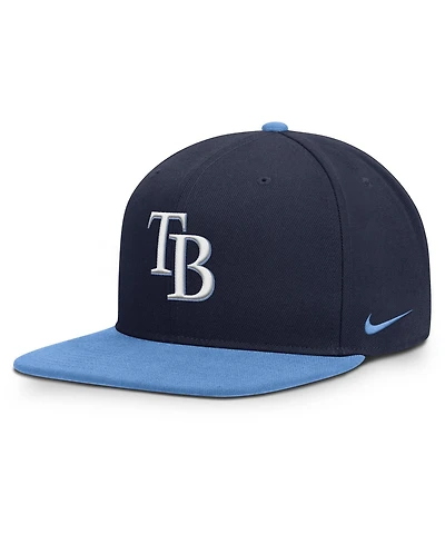 Men's Nike Navy/Light Blue Tampa Bay Rays Primetime Pro Dri-fit snapback Hat