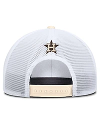 Men's Nike Natural/White Houston Astros Rise Dri-fit Trucker Adjustable Hat