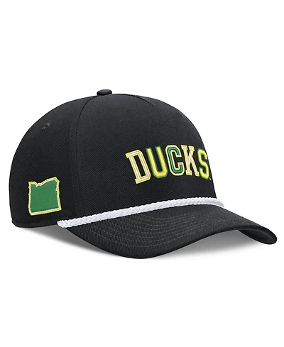 Men's and Women's Nike Oregon Ducks 2026 Basketball Refresh 5-Panel Rope Rise Hat