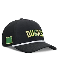 Men's and Women's Nike Oregon Ducks 2026 Basketball Refresh 5-Panel Rope Rise Hat