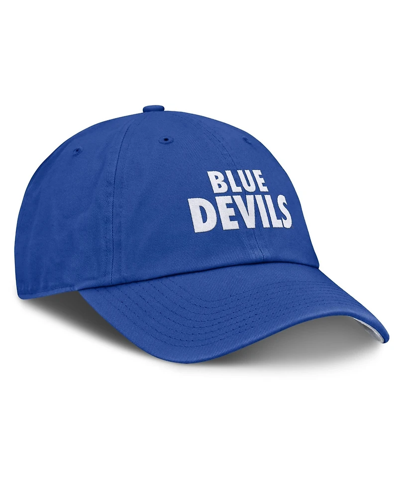 Men's and Women's Nike Royal Duke Blue Devils Primetime Chant Club Adjustable Hat