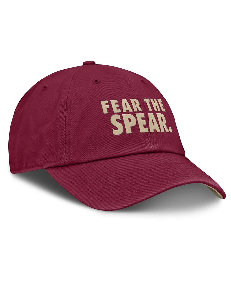 Men's and Women's Nike Garnet Florida State Seminoles Primetime Chant Club Adjustable Hat
