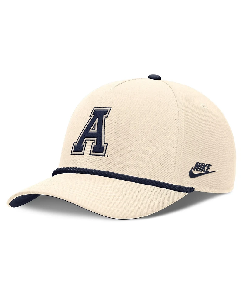 Men's and Women's Nike Natural Auburn Tigers Legacy Vintage Rope Rise Adjustable Hat