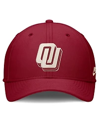 Nike Men's Crimson Oklahoma Sooners Dri-fit Vintage Rise Swooshflex Flex Hat