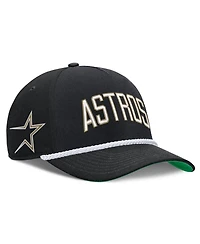Men's Nike Black Houston Astros Cooperstown Collection Rise Adjustable Hat