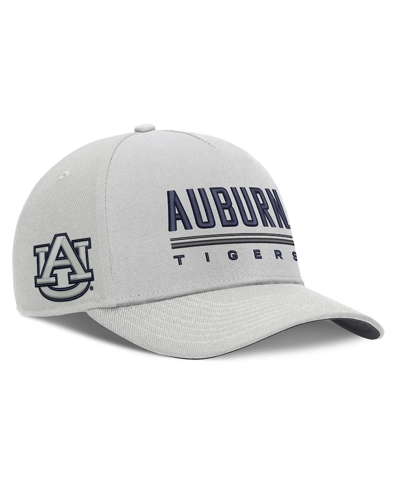 Men's Nike Gray Auburn Tigers 2026 Sideline Dri-fit Rise Adjustable Hat