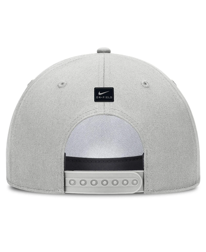 Nike Men's Gray Georgia Bulldogs 2026 Sideline Dri-fit Rise Adjustable Hat