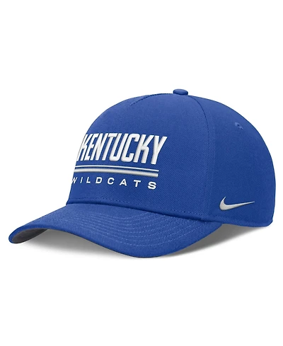 Nike Men's Royal Kentucky Wildcats 2026 Sideline Dri-fit Rise Adjustable Hat