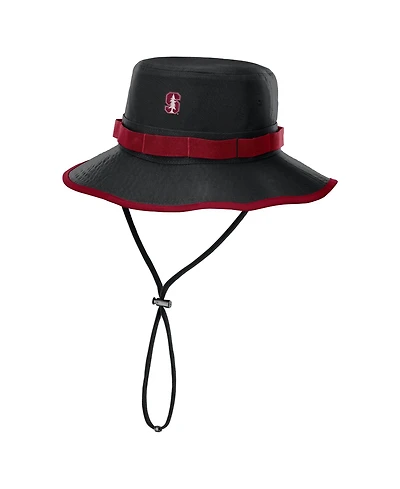 Men's Nike Black Stanford Cardinal 2026 Sideline Apex Boonie Bucket Hat